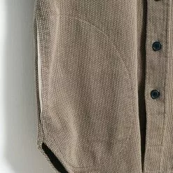 VILLY | Short Sleeve Shirt | Khaki Sashiko 11 VILLY | Short Sleeve Shirt | Khaki Sashiko -Togs Soldes villy short sleeve shirt khaki sashiko hansen garments 243477