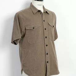 VILLY | Short Sleeve Shirt | Khaki Sashiko 8 VILLY | Short Sleeve Shirt | Khaki Sashiko -Togs Soldes villy short sleeve shirt khaki sashiko hansen garments 824590