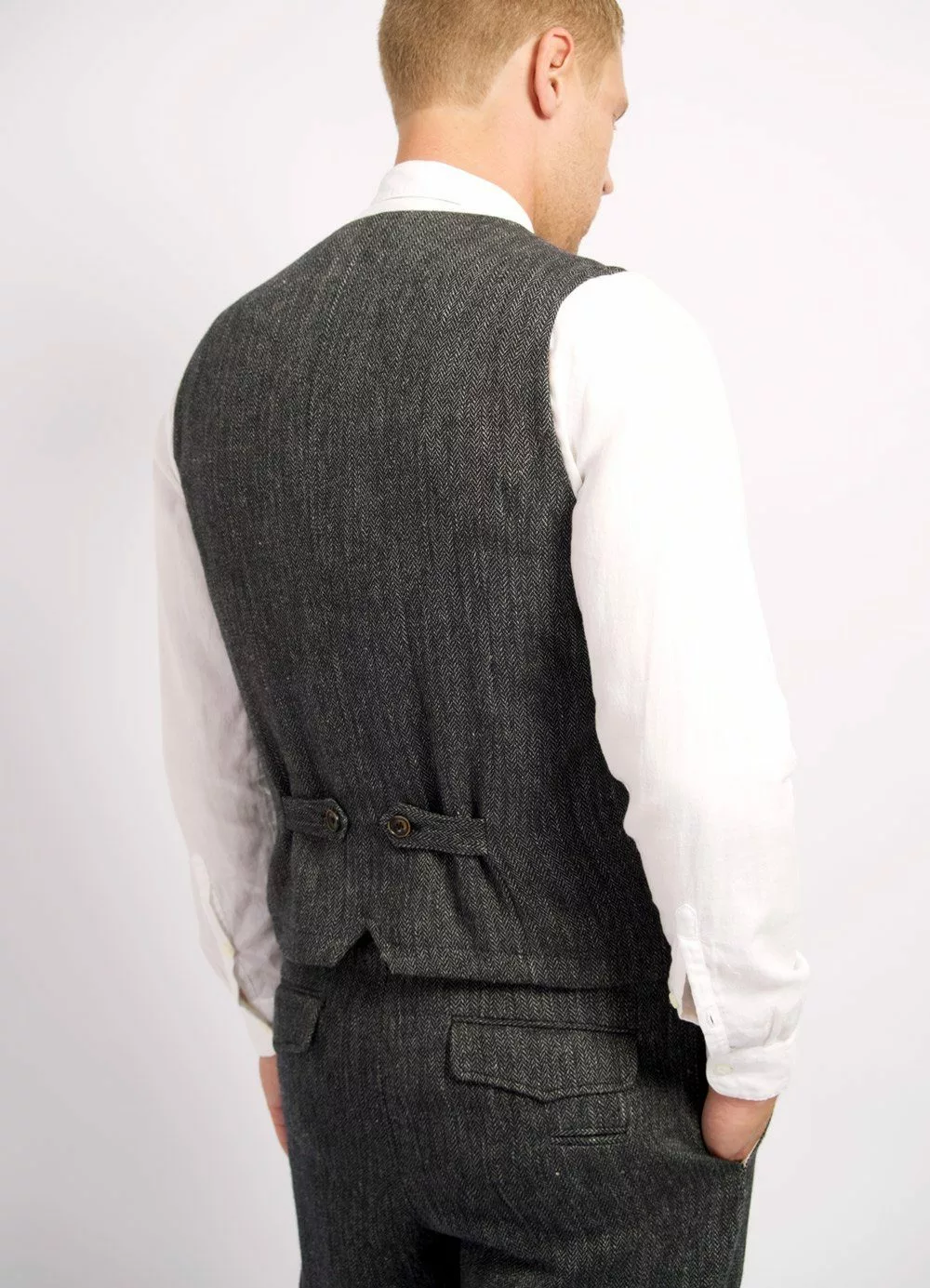 WILLIAM | Casual Vest | Dark Navy 3 WILLIAM | Casual Vest | Dark Navy - Image 3