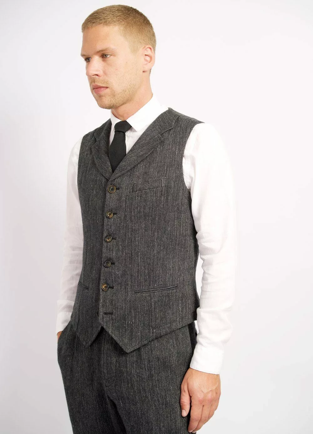 WILLIAM | Casual Vest | Dark Navy 4 WILLIAM | Casual Vest | Dark Navy - Image 4