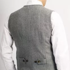 WILLIAM | Classic Vest | Grey Melange -Togs Soldes william classic vest grey melange 290 492992