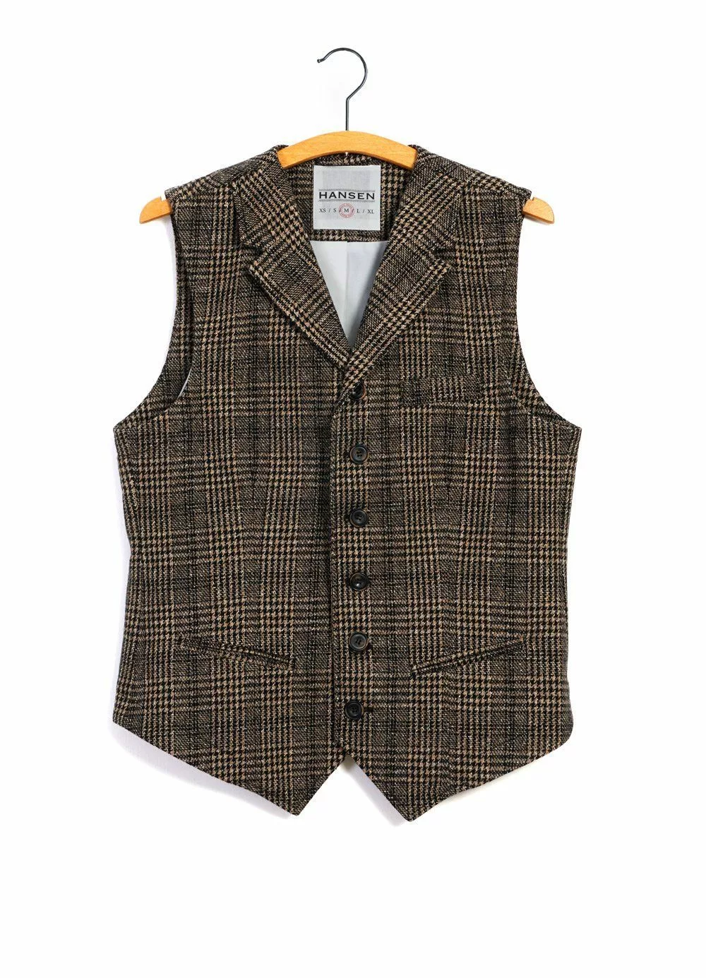 WILLIAM | Lapel Waistcoat | Checkered 1 WILLIAM | Lapel Waistcoat | Checkered