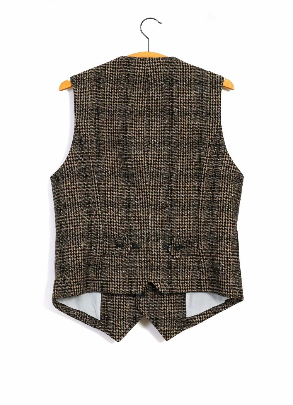 WILLIAM | Lapel Waistcoat | Checkered 2 WILLIAM | Lapel Waistcoat | Checkered - Image 2