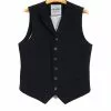WILLIAM | Lapel Waistcoat | Deep Indigo